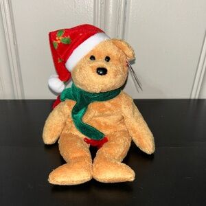 Vintage 2003 Ty Beanie Baby "Holiday Teddy" with Tags